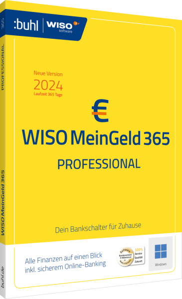 WISO Mein Geld Professional 365 | für Windows | Sofortdownload | Jetzt kaufen