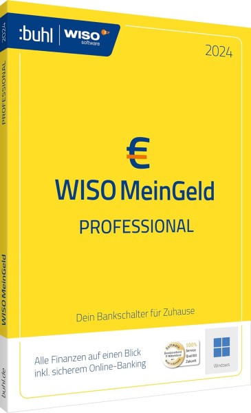 WISO Mein Geld Professional 2024 | für Windows | Sofortdownload | Blitzversand