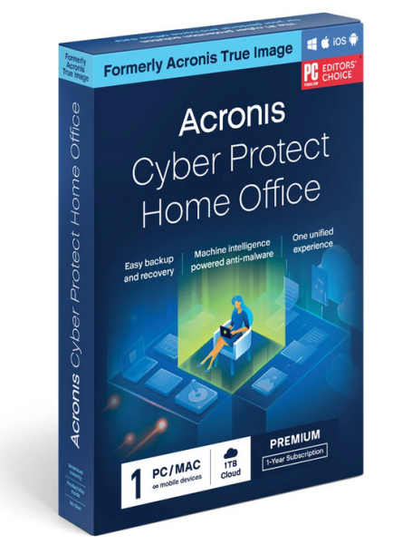 Acronis Cyber Protect Home Office Premium | 1 TB Cloud-Speicher | Sofortdownload | Blitzversand