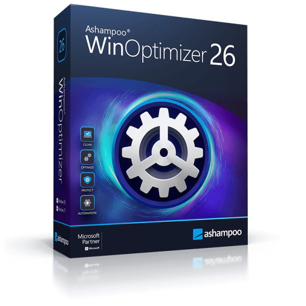 Ashampoo WinOptimizer 26 | Zertifiziert | Vollversion | Dauerhaft gültig