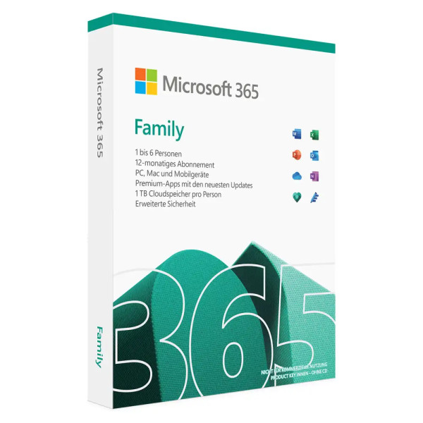 Microsoft Office 365 Family | PC/MAC/Mobilgeräte