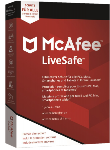 McAfee LiveSafe & VPN 2026