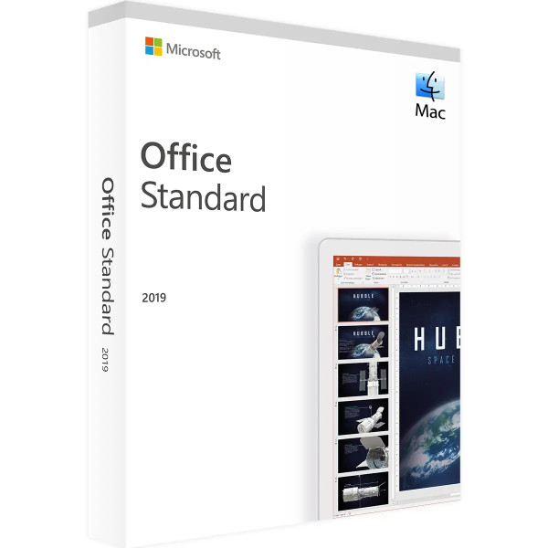 Microsoft Office 2019 Standard | dla komputerów Mac | 1–5 użytkowników