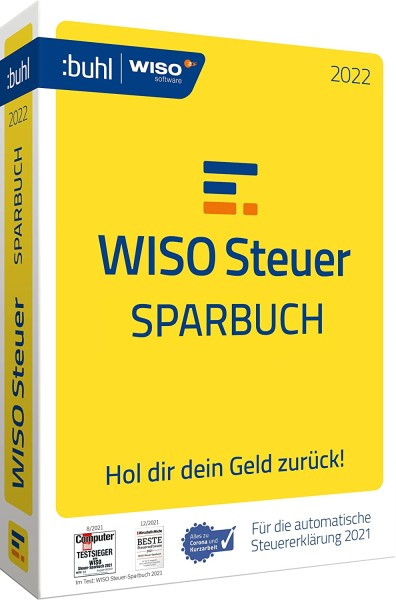 WISO Steuer-Sparbuch 2022 für Steuerjahr 2021 | Windows | Blitzversand