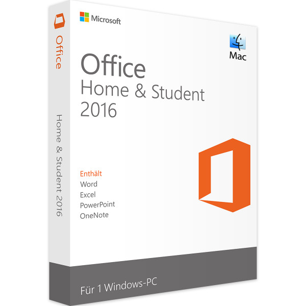 Microsoft Office 2016 Home and Student | Mac / Windows | Sofortdownload