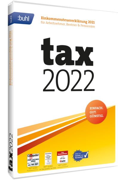 WISO Tax 2022 for tax year 2021 | Windows