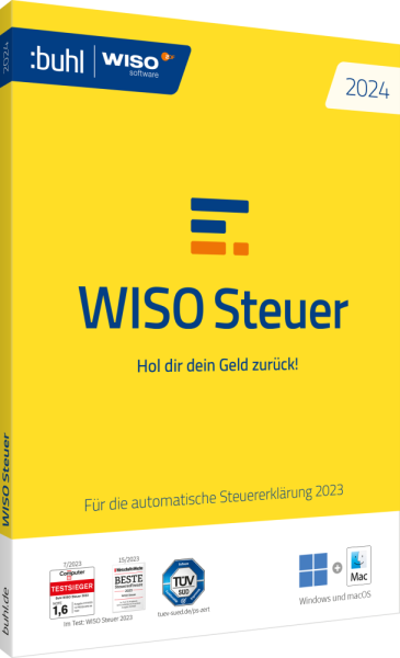 WISO Steuer 2024 tax year 2023 | for Windows / Mac