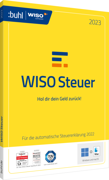 WISO Tax 2023 tax year 2022 | for Windows / Mac
