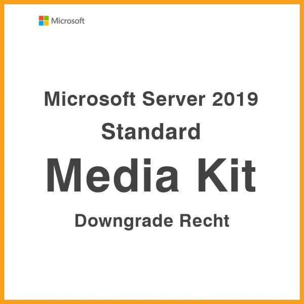 Microsoft Server 2019 Standard Media Kit | Downgraderecht