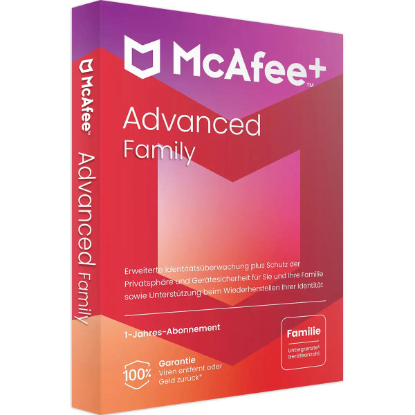 McAfee+ Advanced Family 2026