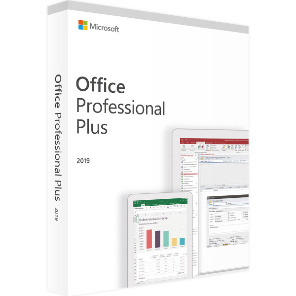 Microsoft Office 2019 Professional Plus | Windows | Zer­ti­fi­ziert | Vollversion