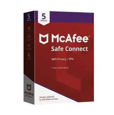 McAfee VPN Safe Connect | 5 urządzeń